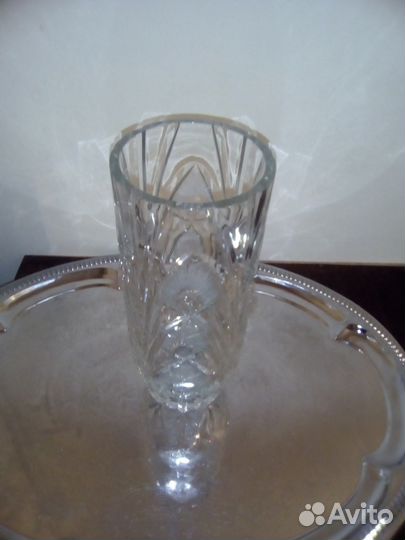 Ваза хрустальная