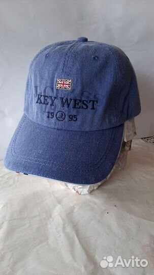 Бейсболка KEY west. Оригинал. denim
