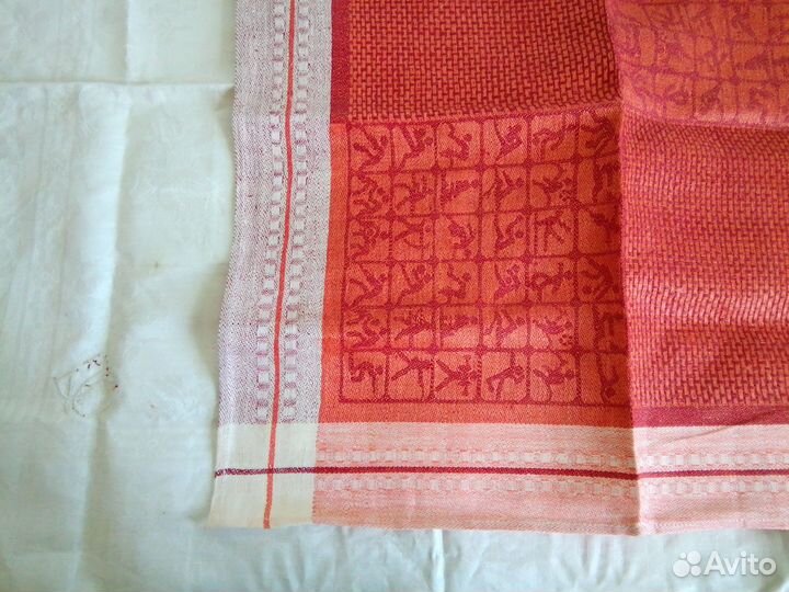 Салфетка льняная. СССР. Винтаж