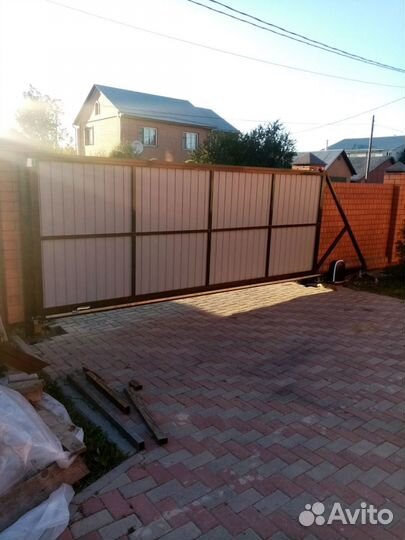 Откатые ворота. Сдвижные ворота