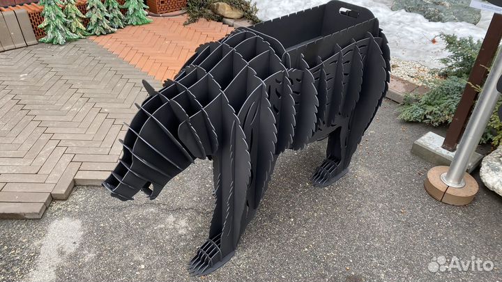 Мангал олень, лев, медведь