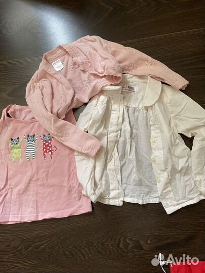 Футболки для девочки 74 80