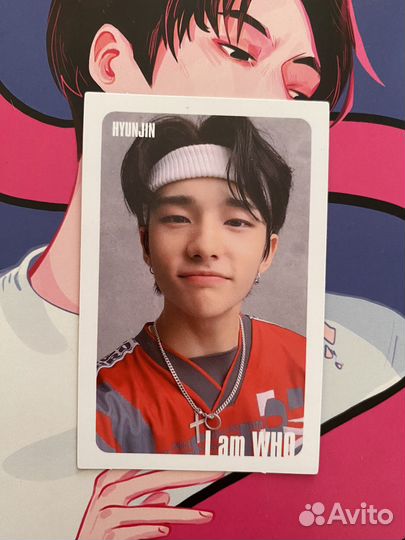 Карта Stray kids Хенджин I am who