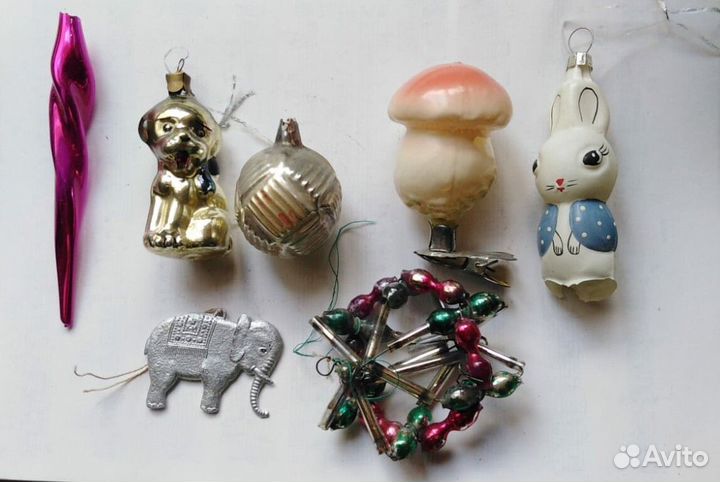 Елочные игрушки СССР