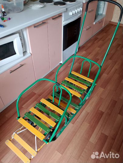 Двухместные санки