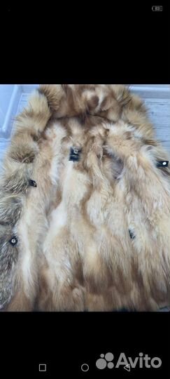 Парка с натуральным мехом женская