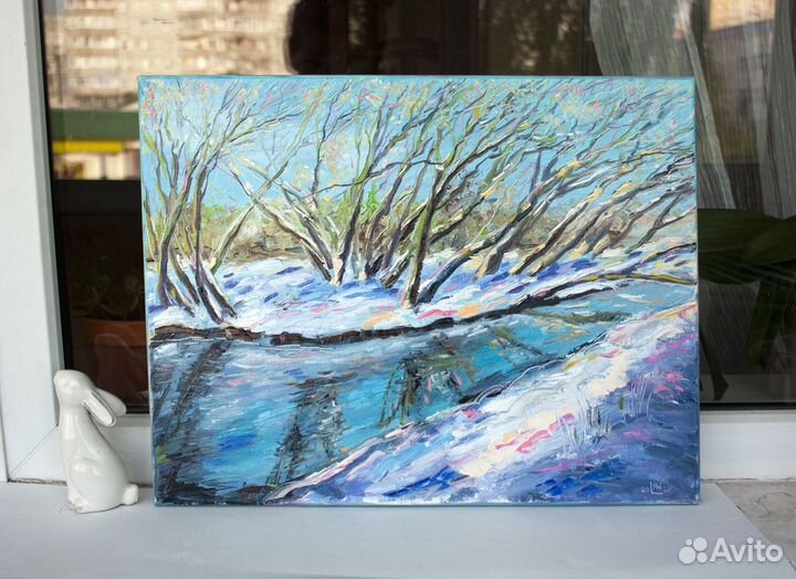 Картина маслом на холсте Пейзаж