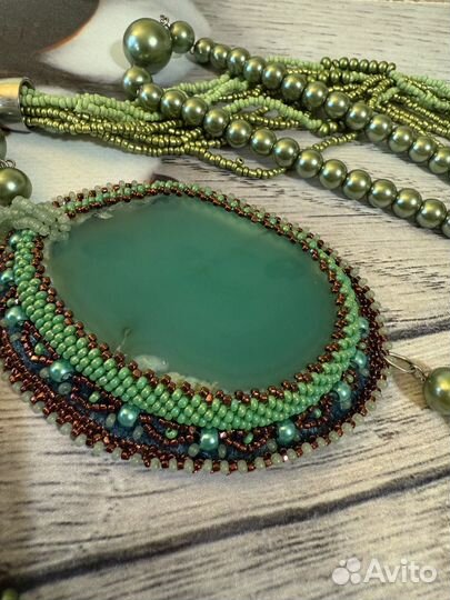 Ожерелье из бисера