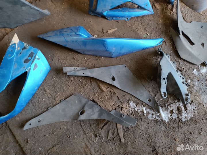 Kawasaki zx6r пластик