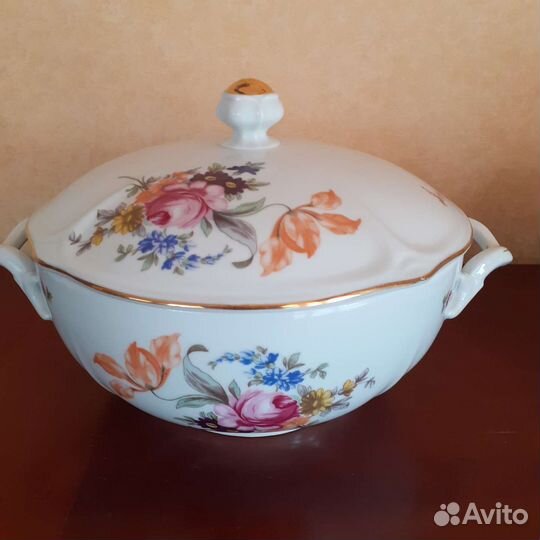 Фарфор Чехия Богемия Мейсенский букет