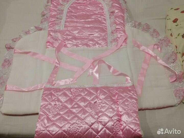 Конверт на выписку для девочки осень зима