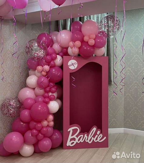 Коробка Барби для фотосессии