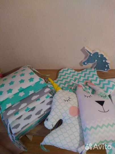 Бортики в детскую кроватку