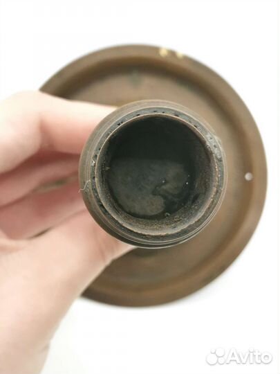 Подсвечник Латунь на одну свечу 17 см