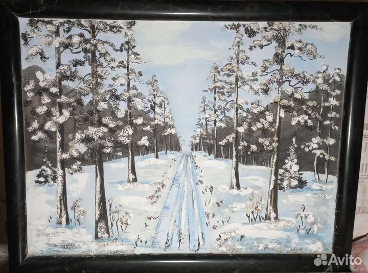 Картина на мраморе