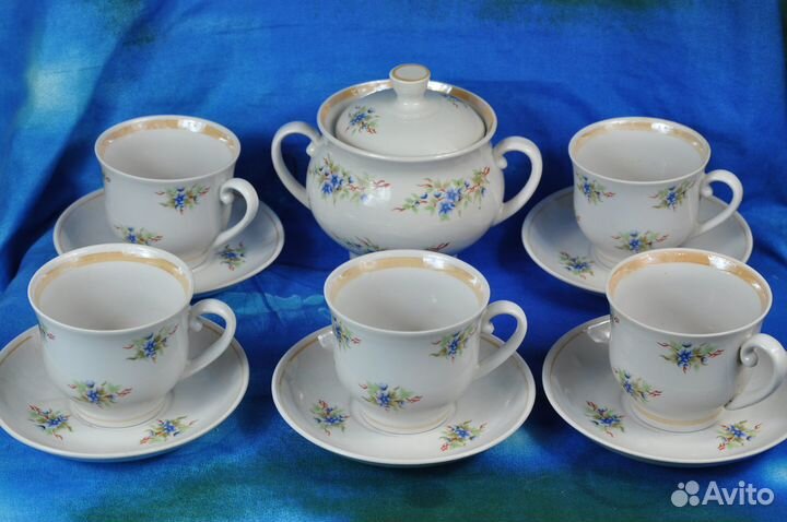 СССР Кофейный чайный сервиз Довбыш