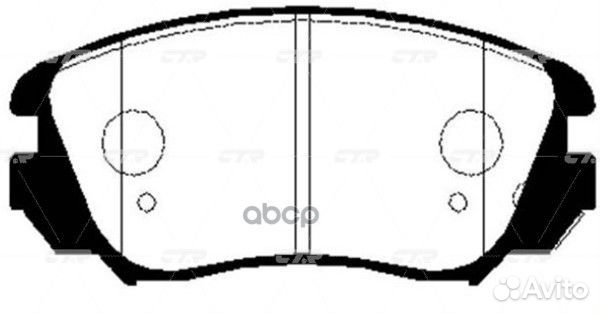 Ckkd-24 Колодки тормозные дисковые перед