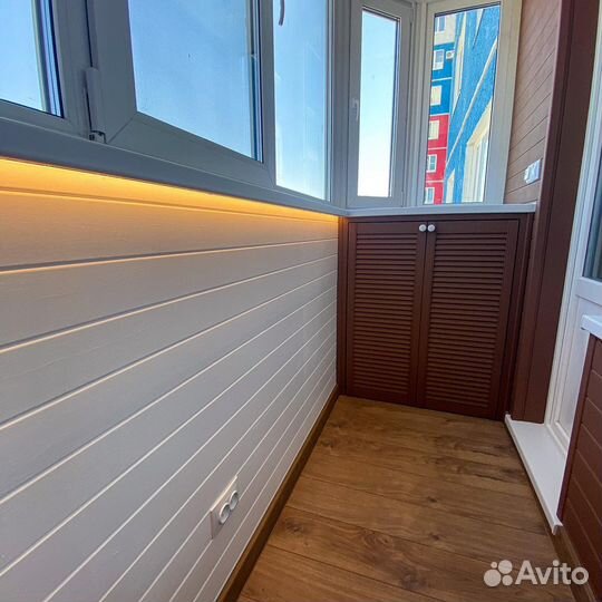 Остекление, отделка и утепление балконов и лоджий