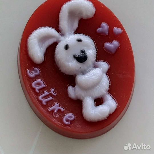 Мыло ручной работы зайка