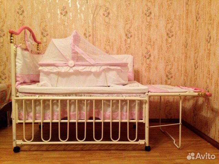Кроватка(от 0 до 7лет) +люлька