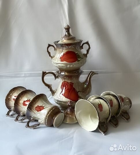 Чайный сервиз новый / фарфор