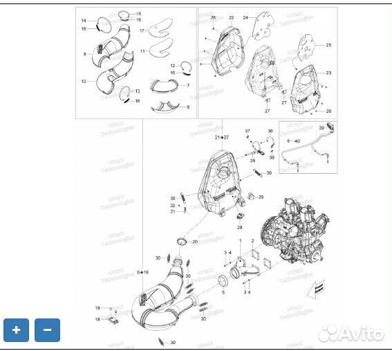 Пружина крепления глушителя для С/Х BRP 415107100