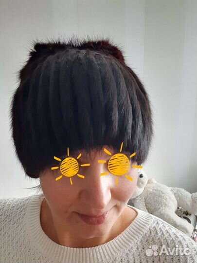 Шапка зимняя норковая