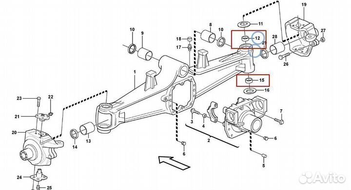 83983356 Втулка шкворня опора шкворневая