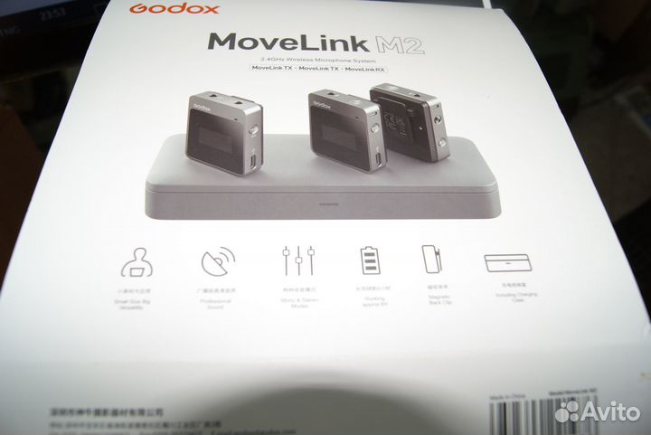 Петличная радиосистема Godox MoveLink M2 stereo