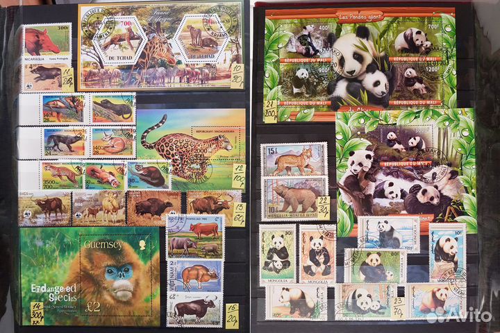 Марки. Фауна. Набор №1