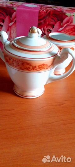 Сахарница и сливочник 1950-1960е годы