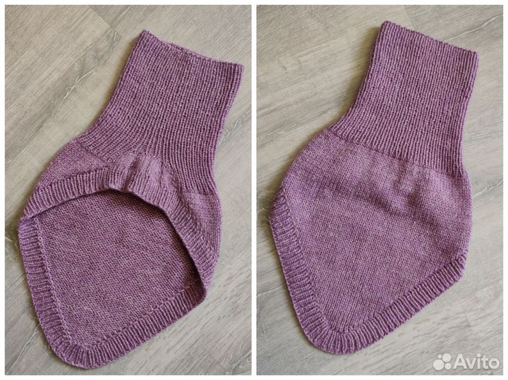 Комплект варежки+снуд уголок