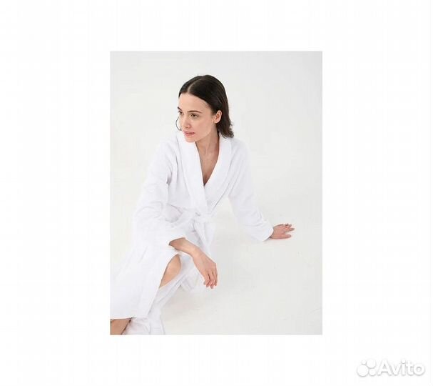 Халат махровый GoodNight Bamboo 52-54 (xхl) белый