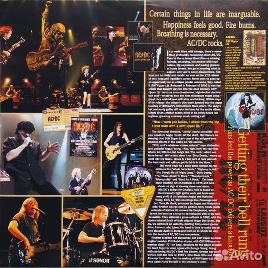 Виниловая пластинка Sony AC/DC Stiff Upper Lip (Re