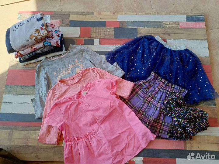 Вещи пакетом на девочку рост 122 128