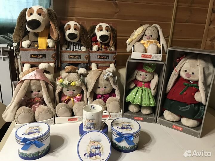 Мягкая игрушка зайка Ми, кошечка Ли-Ли / Буди Баса