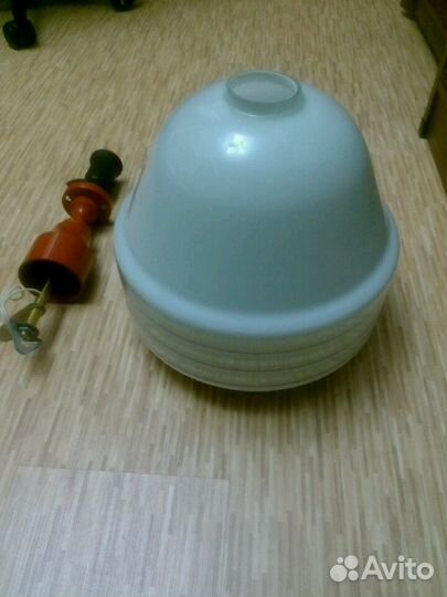 Ретро люстра с плафоном