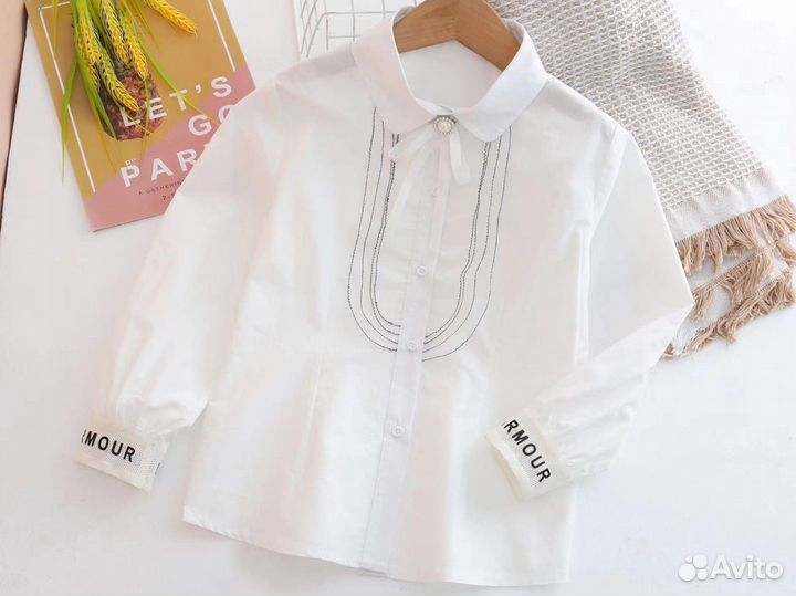 Рубашка белая для школы