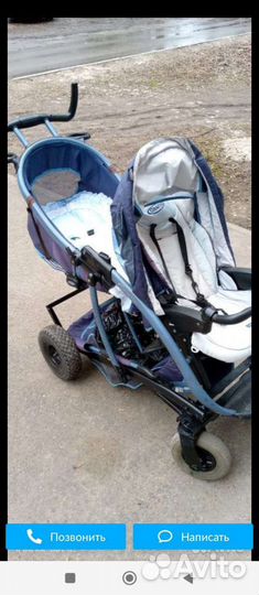 Коляска для двойни