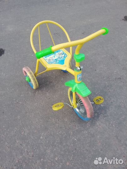 Детский трехколесный велосипед бу