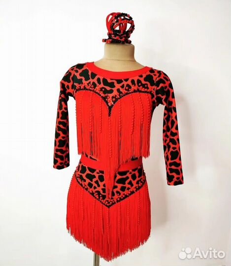 Платье для бальных танцев латина ю1