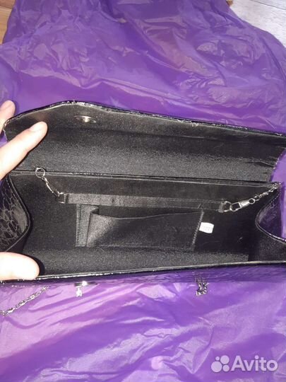 Клатч женский черный