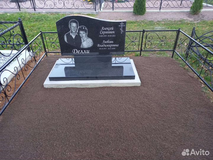 Установка памятников и благоустройство могил