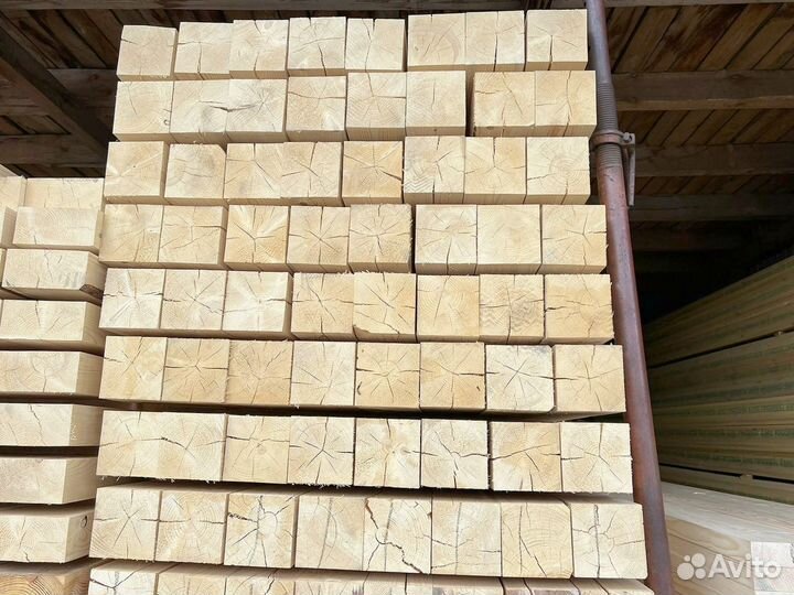 Брус обрезной 150х200х6000мм от производителя