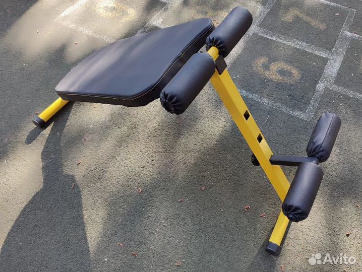 Скамья для пресса спины 2в1 универсальная складная