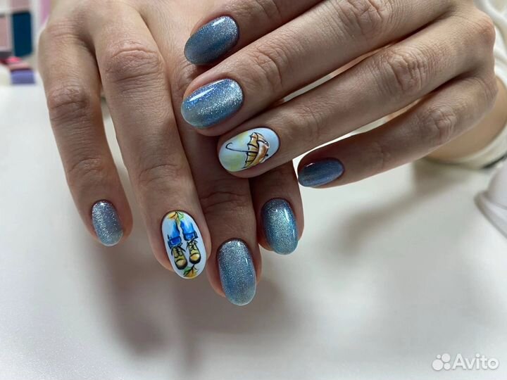 Маникюр, педикюр, наращивание ногтей