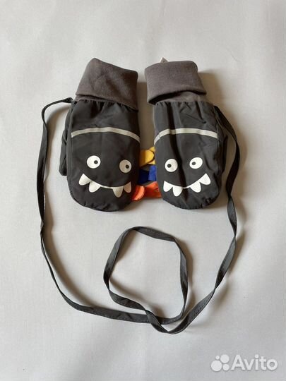 Варежки краги перчатки на 1-2 года