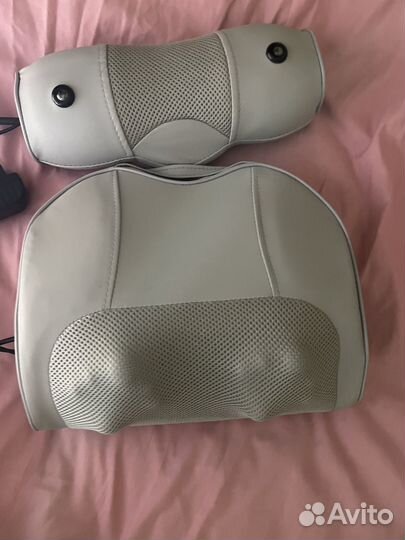 Массажная подушка для мышц спины и шеи