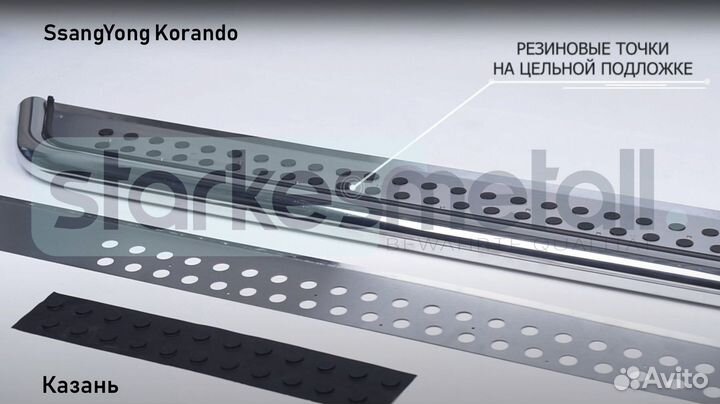 Пороги подножки Skoda Karoq Style