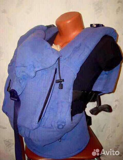 Шарфовый эрго-рюкзак для подросшего ребенка